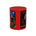Accent Coffee Mug - 'Bougie Cowboy' Retro Music Poster Design (11/15 oz)