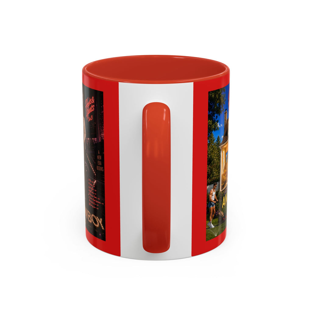 Accent Coffee Mug - 'Bougie Cowboy' Retro Music Poster Design (11/15 oz)