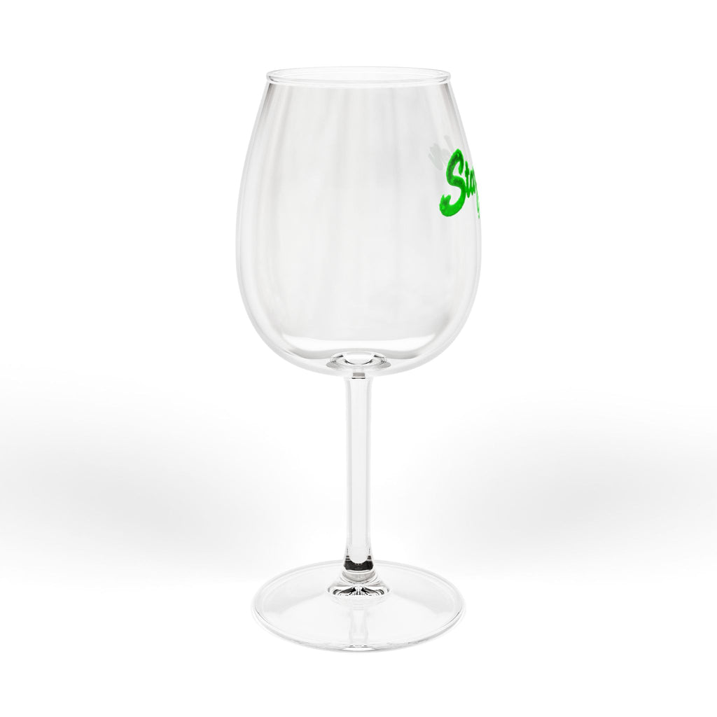 The Pier (At The End of The World) Wine Glass – Starlander Group Green Logo