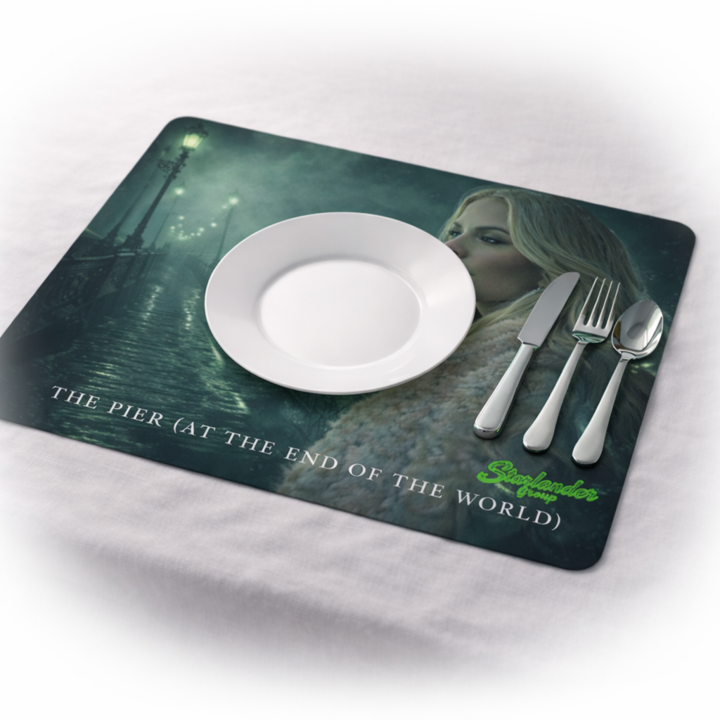 The Pier (At The End of The World) Placemat II – The Mist | Starlander Group Tableware