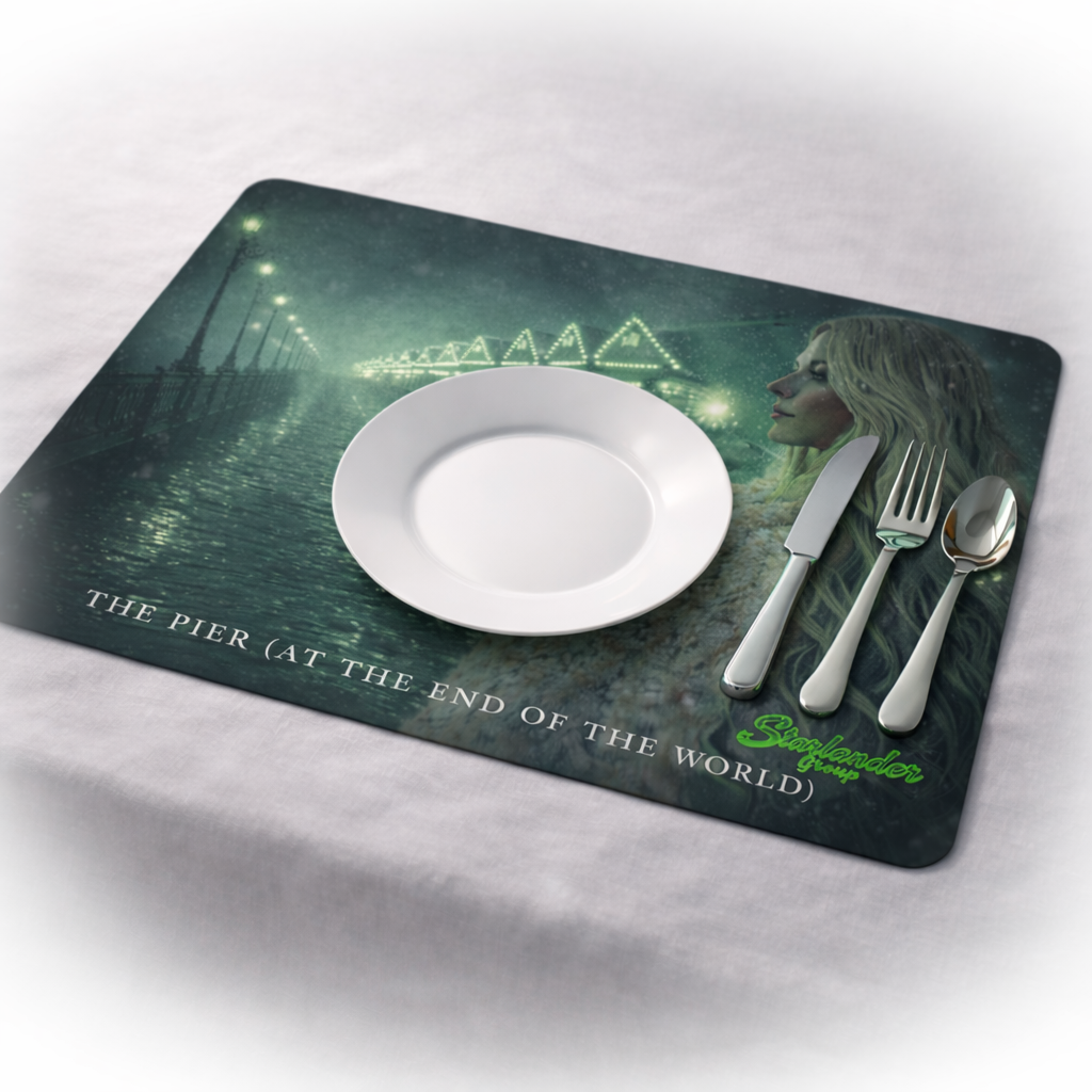 The Pier (At The End of The World) Placemat III – The Lights | Starlander Group Tableware