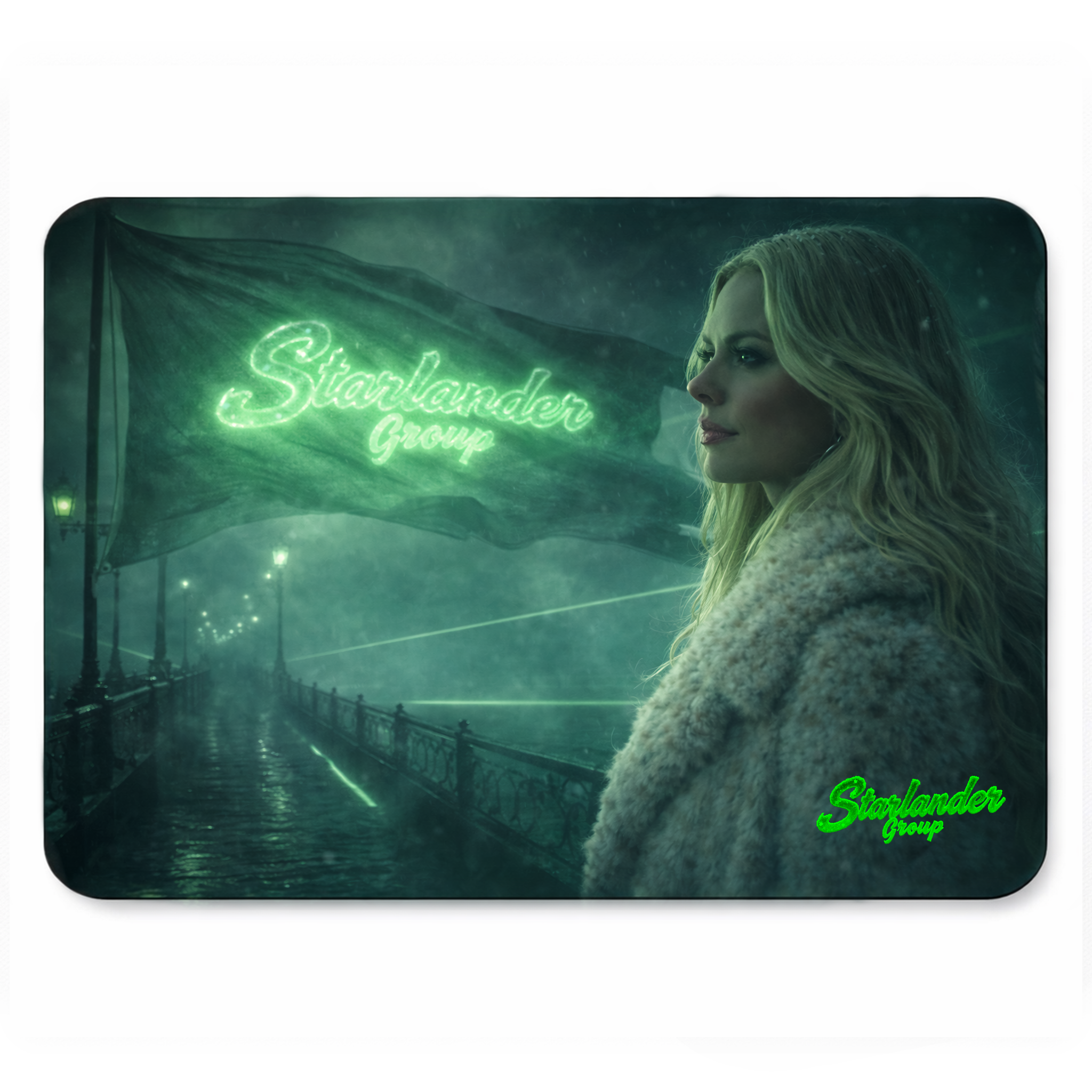 The Pier (At The End of The World) Placemat IV – The Flag | Starlander Group Tableware