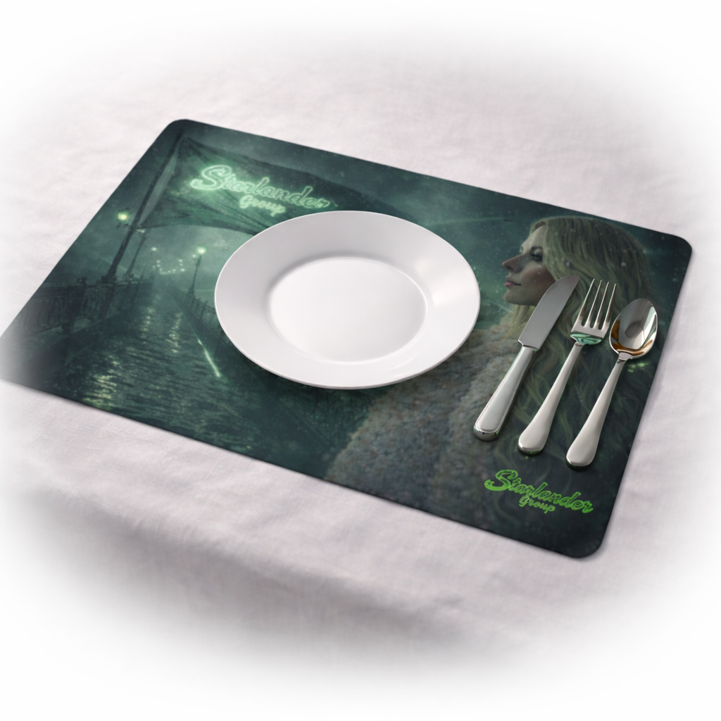 The Pier (At The End of The World) Placemat IV – The Flag | Starlander Group Tableware